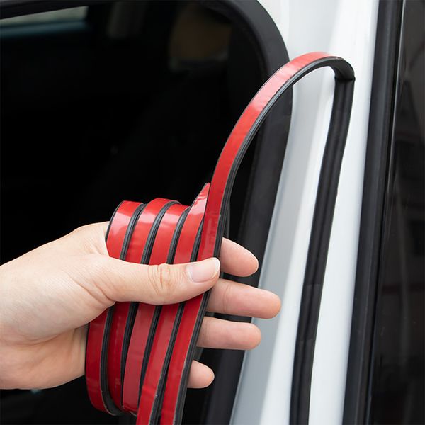 4m diy rubber b type car door sealing strips noise insulation windproof for seat lada kia etc.